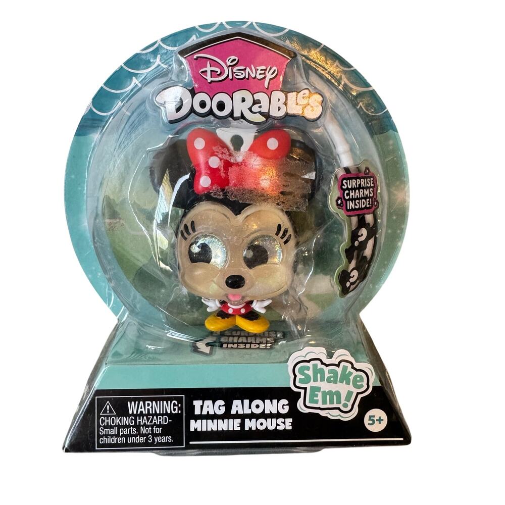 Disney Minnie Mouse Doorables Toy Bag Backpack Clip New Tag Along Gift